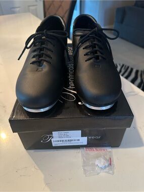 Theatricals Black Lace-Up Tap Oxfords